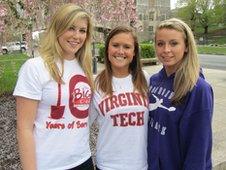 Sarah Knapp, Nicole Mottes and Amber Shaffer