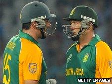 South Africa batsmen Graeme Smith and Jacques Kallis