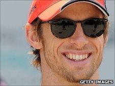 McLaren driver Jenson Button