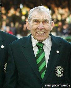 Eddie Turnbull, pictured at Easter Road in 2004