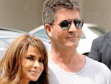 Paula Abdul and Simon Cowell