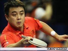 Table tennis player Wang Hao