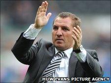 Swansea City manager Brendan Rodgers