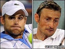 Andy Roddick and Juan Carlos Ferrero