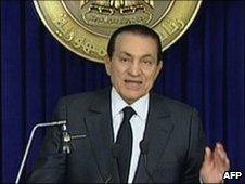 Former Egyptian President Hosni Mubarak