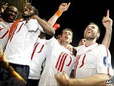 Lille celebrate