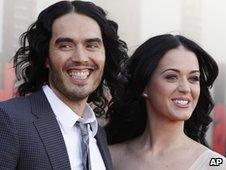 Russell Brand and Katy Perry