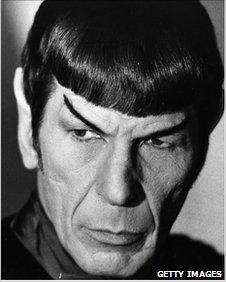 Leonard Nimoy as Spok in Star Trek