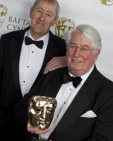 Gareth Gwenlan with Nicholas Lyndhurst