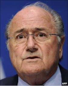 Fifa president Sepp Blatter