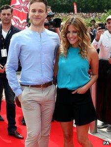 Olly Murs and Caroline Flack