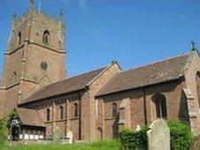 St. Peter's church in Astley