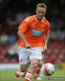 Blackpool striker Brett Ormerod