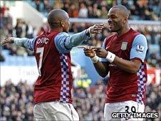 Ashley Young and Darren Bent
