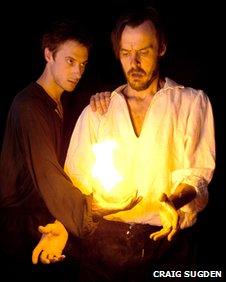 Arthur Darvill and Paul Hilton in Doctor Faustus