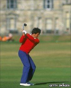 Golfer Seve Ballesteros