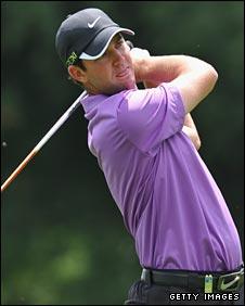 Scott Jamieson in action at the Italian Open