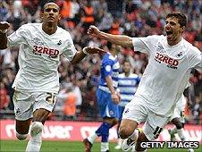 Swansea won the Championship play-off final in May