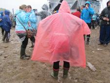 Rain at Isle of Wight festival