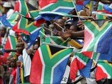 South African football fans