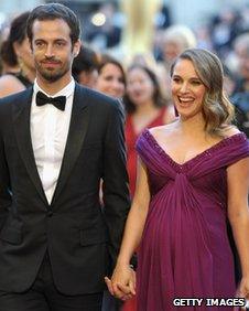 Benjamin Millepied and Natalie Portman