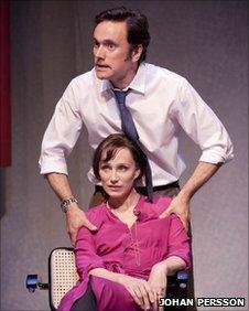 Ben Miles and Kristin Scott Thomas in Betrayal