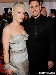 Pink and Carey Hart