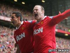 Javier Hernandez (left) and Wayne Rooney