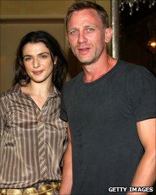 Rachel Weisz and Daniel Craig in New York City in September 2004