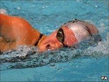 Eleanor Simmonds competing in Manchester