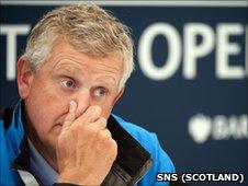 Scottish golfer Colin Montgomerie