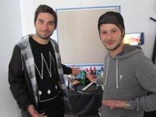 Matt Barnes and Max Helyer from You Me At Six