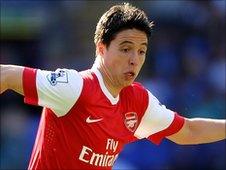Arsenal midfielder Samir Nasri