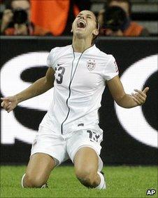 USA striker Alex Morgan