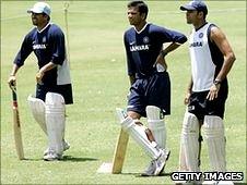 Sachin Tendulkar, Rahul Dravid and VVS Laxman