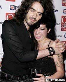 Russell Brand and Amy Winehouse