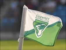 Guernsey Football Club corner flag