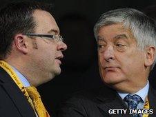 FA General Secretary Alex Horne (left) and FA Chairman David Bernstein