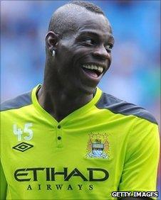 Manchester City striker Mario Balotelli