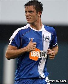 Wigan defender Roman Golobart