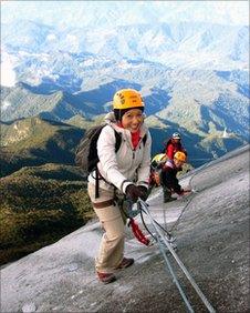 Carmen Roberts on Mount Kinabalu