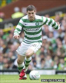 Celtic striker Gary Hooper