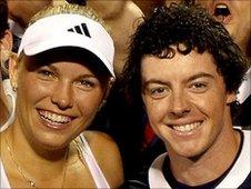 Caroline Wozniacki and Rory McIlroy