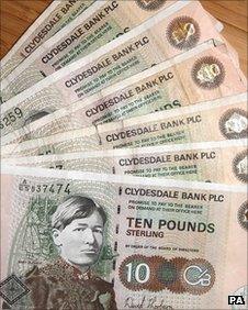 Scottish bank money