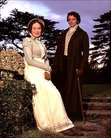 Jennifer Ehle and Colin Firth in Pride and Prejudice