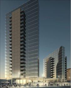 Artist's impression of building