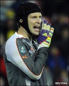 Czech Republic goalkeeper Petr Cech