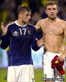 David Goodwillie and James Morrison