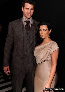 Kris Humphries and Kim Kardashian