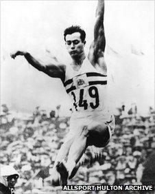 Lynn Davies at the 1964 Olympic Games